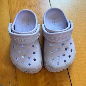 Lavender Toddler Crocs